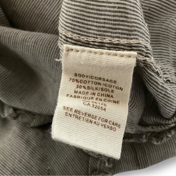 Vintage Free People Silk Blend Blouse Sz XS Ruffle Semi Sheer Open Button Y2K - Picture 15 of 15